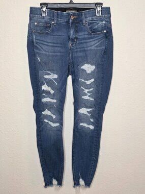 Torrid Bombshell Skinny Premium Stretch Women's High-Rise Jeans, Size 10R